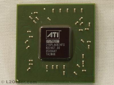 ATI Radeon X1600 216PLAKB24FG With Lead Solder Balls