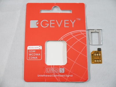 NEW GEVEY Ultra S UNLOCK Turbo Sim Card for iPhone 4S 5.1 5.0.1 5.0 AT&T GSM 