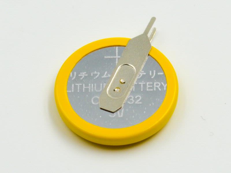 CR2032 CMOS Battery 3V With Front Back Pins