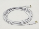 Cable - GOLD PLATED USB 2.0 A to A Extension Cable (White) 15FT