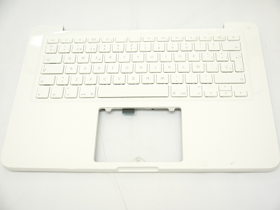 95% NEW Top Case Palm Rest with Spanish Spain Keyboard No Speaker for Apple MacBook 13" A1342 White 2009 2010 