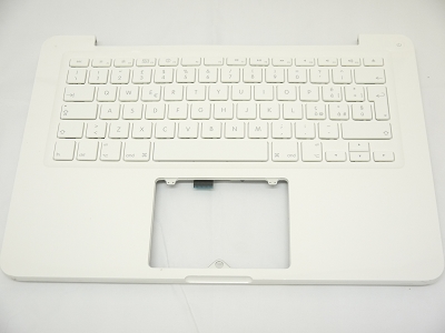 95% NEW Top Case Palm Rest with Italian Italy Keyboard No Speaker for Apple MacBook 13" A1342 White 2009 2010 