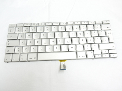 90% NEW Silver Portuguese Keyboard Backlit Backlight for Apple Macbook Pro 15" A1260 2008 US Model Compatible