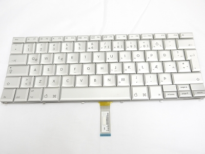 99% NEW Silver Icelandic Keyboard Backlight for Apple Macbook Pro 17" A1229 2007 US Model Compatible