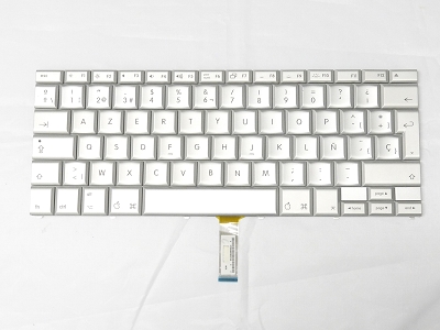 99% NEW Silver French Keyboard Backlight for Apple Macbook Pro 17" A1229 2007 US Model Compatible