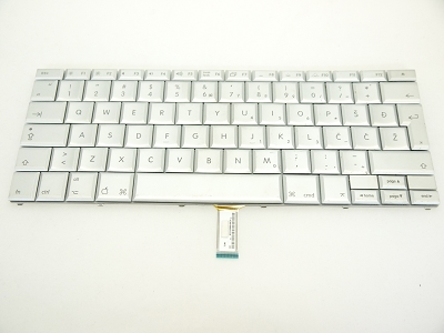 90% New Silver Croatian Keyboard Backlight for Apple Macbook Pro 15" A1226 2007 