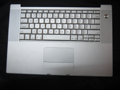 Keyboard Top Case Palm Rest with Trackpad and Trackpad Cable for Apple MacBook Pro 15" A1150 2006