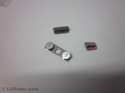 NEW 3PCs Side Control Buttons Replacement Parts for iPhone 4 A1332 A1349