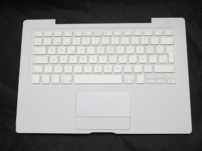 99% NEW White Top Case Palm Rest with Spanish Keyboard Trackpad Touchpad for Apple MacBook 13" A1181 2006 2007 also Compatible with 2008 2009