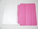 IPad Case - Pink Slim Smart Magnetic Cover Case Sleep Wake with Stand for Apple iPad Air