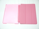 IPad Case - Pink Slim Smart Magnetic PU Leather Cover Case Sleep Wake with Stand for Apple iPad Air