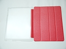 IPad Case - Red Slim Smart Magnetic Cover Case Sleep Wake with Stand for Apple iPad 2 3 4
