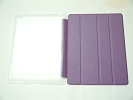 IPad Case - Purple Slim Smart Magnetic Cover Case Sleep Wake with Stand for Apple iPad 2 3 4