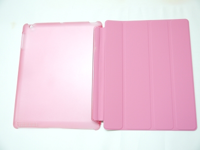 Pink Slim Smart Magnetic PU Leather Cover Case Sleep Wake with Stand for Apple iPad 2 3 4