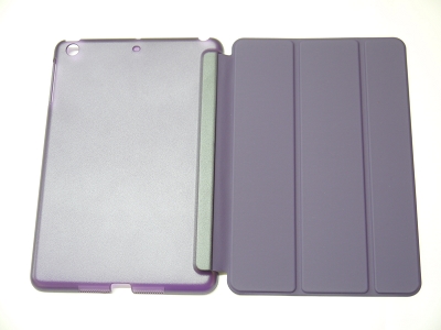 Purple Slim Smart Magnetic PU Leather Cover Case Sleep Wake with Stand for Apple iPad mini iPad mini Retina