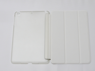 White Slim Smart Magnetic PU Leather Cover Case Sleep Wake with Stand for Apple iPad mini iPad mini Retina
