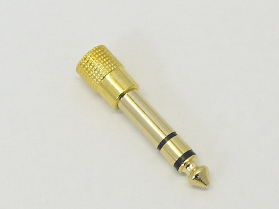 Gold-plated 3.5 Female To 6.5 Male Audio Adapter Converter