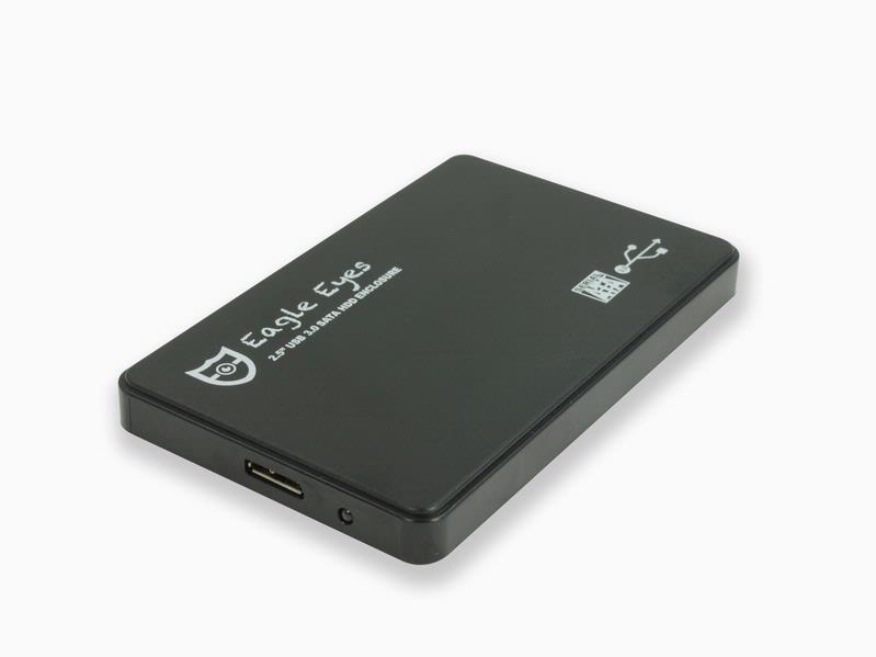 E2E Black USB 3.0 2.5" SATA Hard Drive HDD Solid State Drive SSD Enclosure External Case