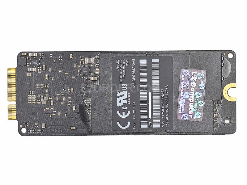 768GB SSD Solid State Hard Drive 655-1796A for Apple Macbook Pro Retina 13" A1425 15" 2012 2013 A1398 2012 Early 2013 