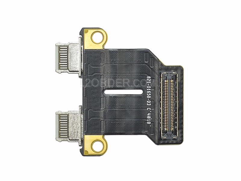NEW DC Jack I/O USB-C Board Flex Cable 821-01161-A 821-01658-A for Apple Macbook Air 13" A1932 2018 2019 A2179 A2337 2020 Retina 