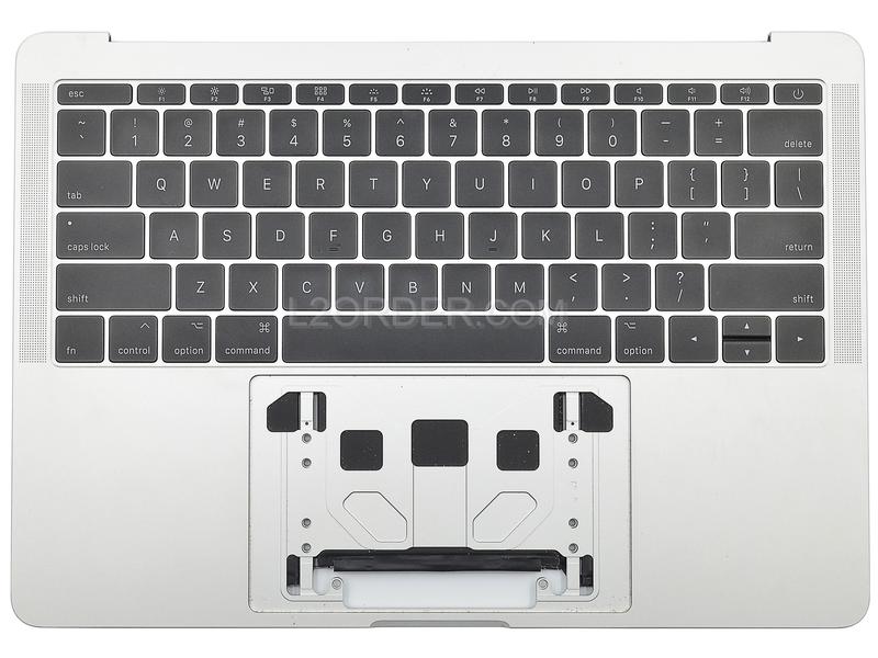Grade A Silver US Keyboard Top Case Palm Rest with Battery A1713 for Apple Macbook Pro 13" A1708 2016 2017 Retina 