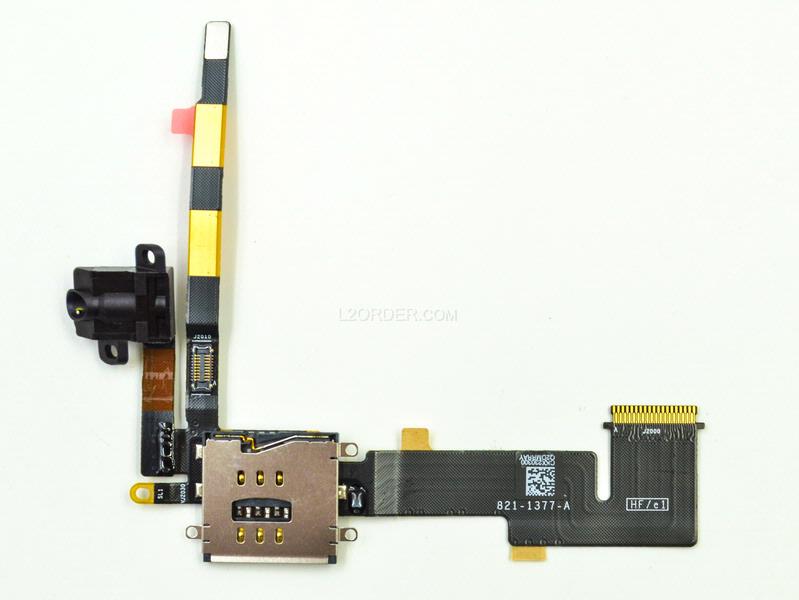 NEW Audio Jack Flex Ribbon Cable 821-1377-A for iPad 2 3G Version A1396 A1397