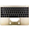KB Topcase - Grade B Gold US Keyboard Top Case Palm Rest 613-02547-A for Apple MacBook 12" A1534 2016 2017 Retina