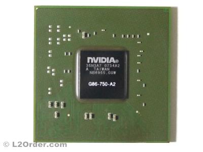 NVIDIA G86-750-A2 BGA chipset With Lead free Solder Balls