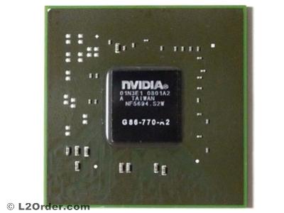 NVIDIA G86-770-A2 BGA chipset With Lead Free Solder Balls