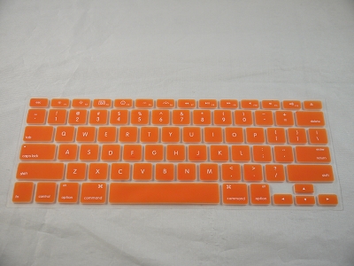 NEW Keyboard Cover Skin For MacBook 13" MacBook Air 13" MacBook Pro 15"  0.1mm M&S Crystal Guard Orange