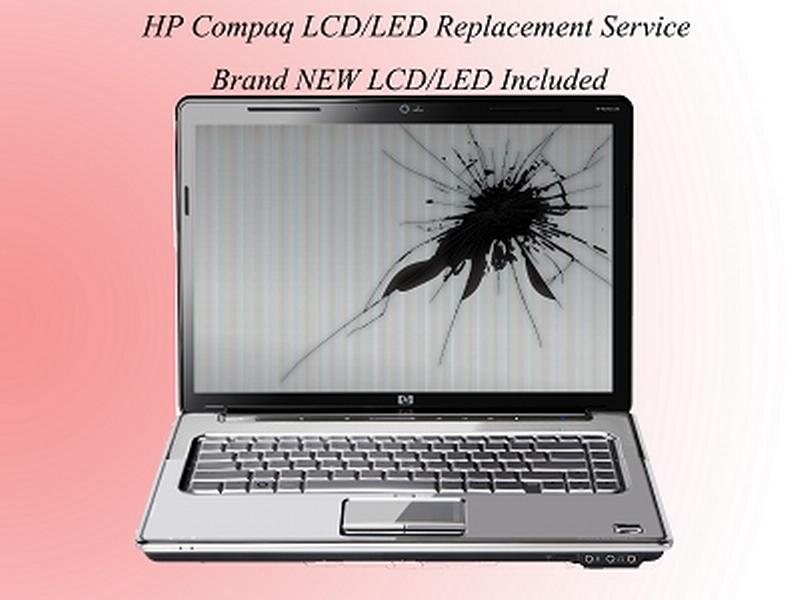 HP Compaq Laptop Broken Screen & LCD / LED Replacement Repair Service