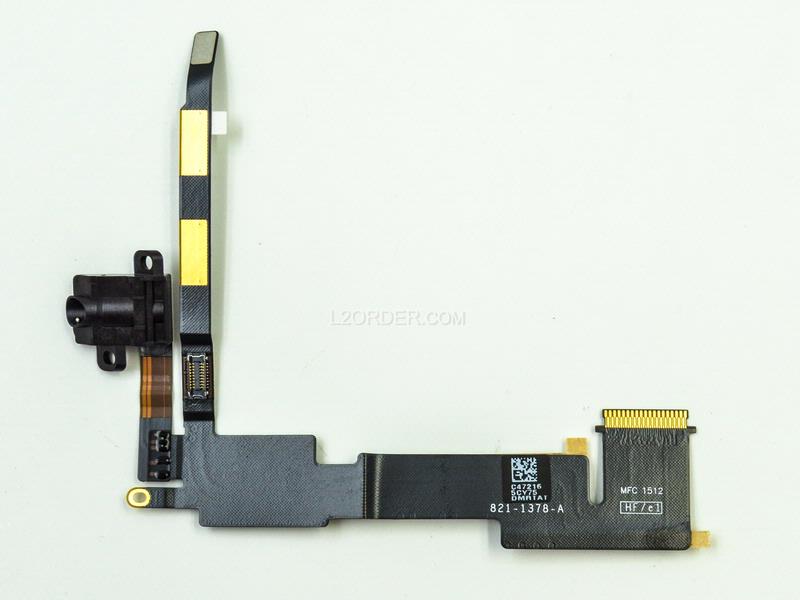 NEW Headphone Audio Jack Flex Ribbon Cable 821-1378-A for iPad 2 WiFi Version A1395