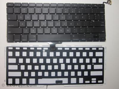 USED US Keyboard With Backlit Backlight for Apple MacBook 13" A1278 2008 