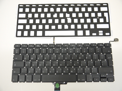 USED Israel Hebrew Keyboard With Backlight for Apple Macbook Pro 13" A1278 2009 2010 2011 2012 