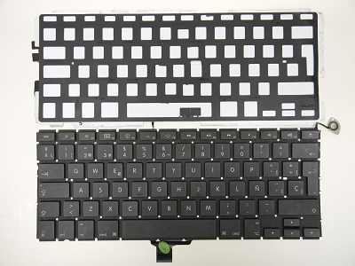 USED Spanish Keyboard With Backlight for Apple Macbook Pro 13" A1278 2009 2010 2011 2012 