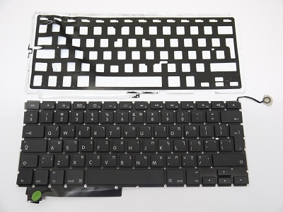 USED Hebrew Keyboard Backlight Backlit for Apple MacBook Pro 15" A1286 2009 2010 2011 2012 Israel 