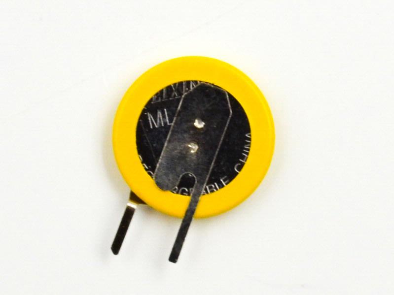 ML1220 CMOS Battery 3V With Flat Pins Yellow