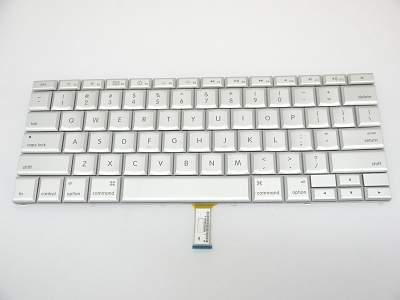 LIKE NEW Silver US Keyboard & Backlit Backlight for Apple Macbook Pro 15" A1260 2008 