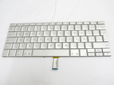 99% NEW Silver Portuguese Keyboard Backlit Backlight for Apple Macbook Pro 15" A1260 2008 US Model Compatible