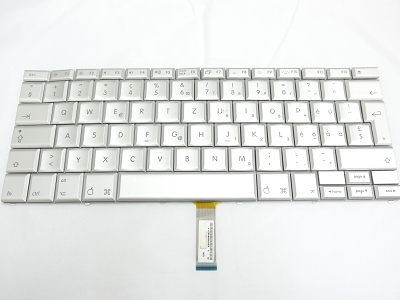 99% NEW Silver Swiss Keyboard Backlight for Apple Macbook Pro 17" A1229 2007 US Model Compatible
