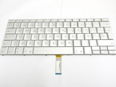 99% NEW Silver Spanish Keyboard Backlight for Apple Macbook Pro 17" A1229 2007 US Model Compatible