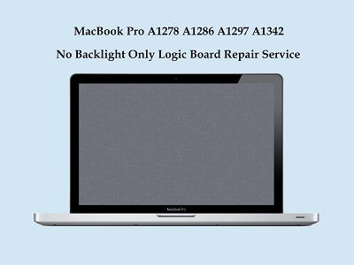 MacBook/MacBook Pro Unibody A1278 A1286 A1297 A1342 No Backlight Only Logic Board Repair Service