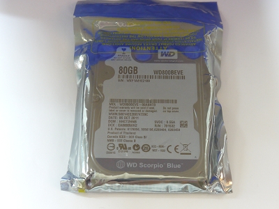 Western Digital 80GB 2.5" IDE 5400RPM Laptop Hard Drive