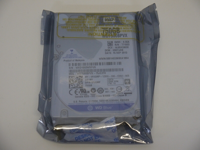 Western Digital 750GB 2.5" Laptop 5400RPM SATA Hard Drive