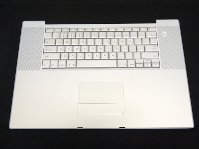 Keyboard Top Case Palm Rest with Trackpad and Trackpad Cable for Apple MacBook Pro 17" A1229 2007