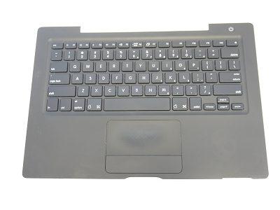 Black Top Case Palm Rest with US Keyboard and Trackpad Touchpad for Apple MacBook 13" A1181 2006 Mid 2007