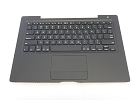 KB Topcase - NEW Black Top Case Palm Rest with US Keyboard and Trackpad Touchpad for Apple MacBook 13" A1181 2006 Mid 2007
