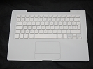KB Topcase - 99% NEW White Top Case Palm Rest with French Keyboard Trackpad Touchpad for Apple MacBook 13" A1181 2006 2007 also Compatible with 2008 2009