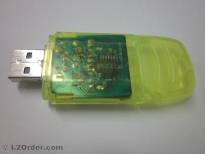 USB SD Reader Yellow