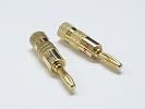 Other Accessories - 1 Pair Gold Amplifier Reciver Musical Audio Speaker Cable wire Connector Banana Plug Type B
